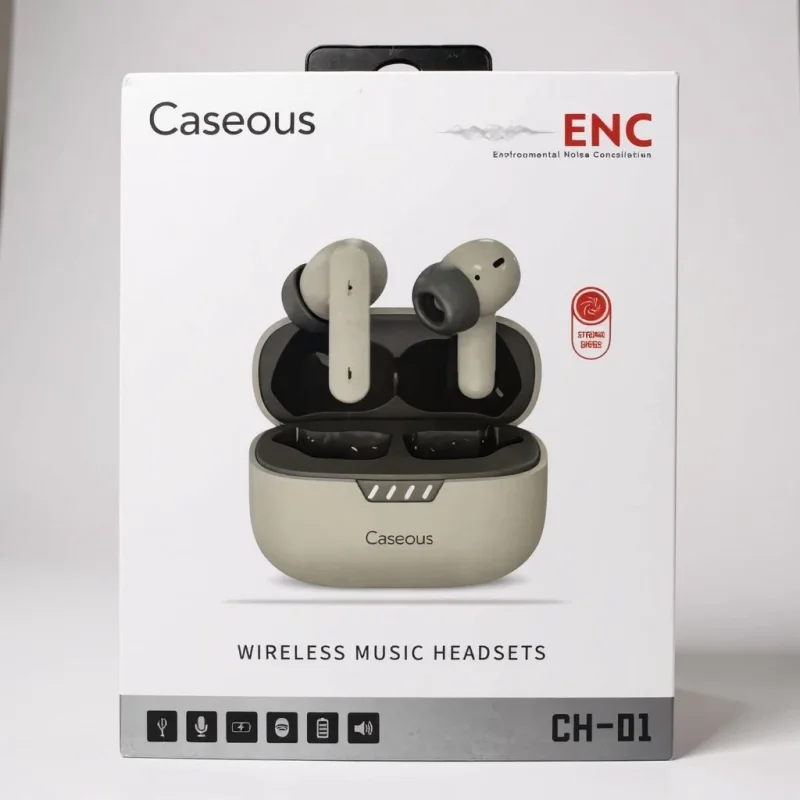 WIRELESS MUSIC HEADSET ENC STRONG BASSS CH-01